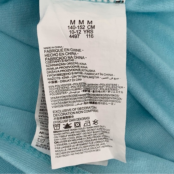 Converse All-Star Girls' Cap Sleeve Asymmetrical Pointed Hem Tee, Medium (10-12) - Picture 13 of 14